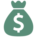 money bag icon illustration